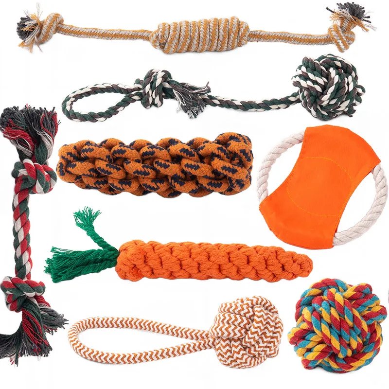Sustainable Corgi Woven Knot Toy Frisbee Durable TPR Pet Dog Toy for Bite-Resistant Teething for Cats-Wholesale